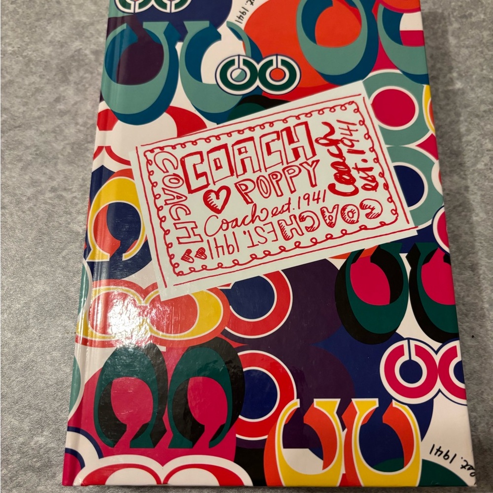 Coach Poppy Notebook
